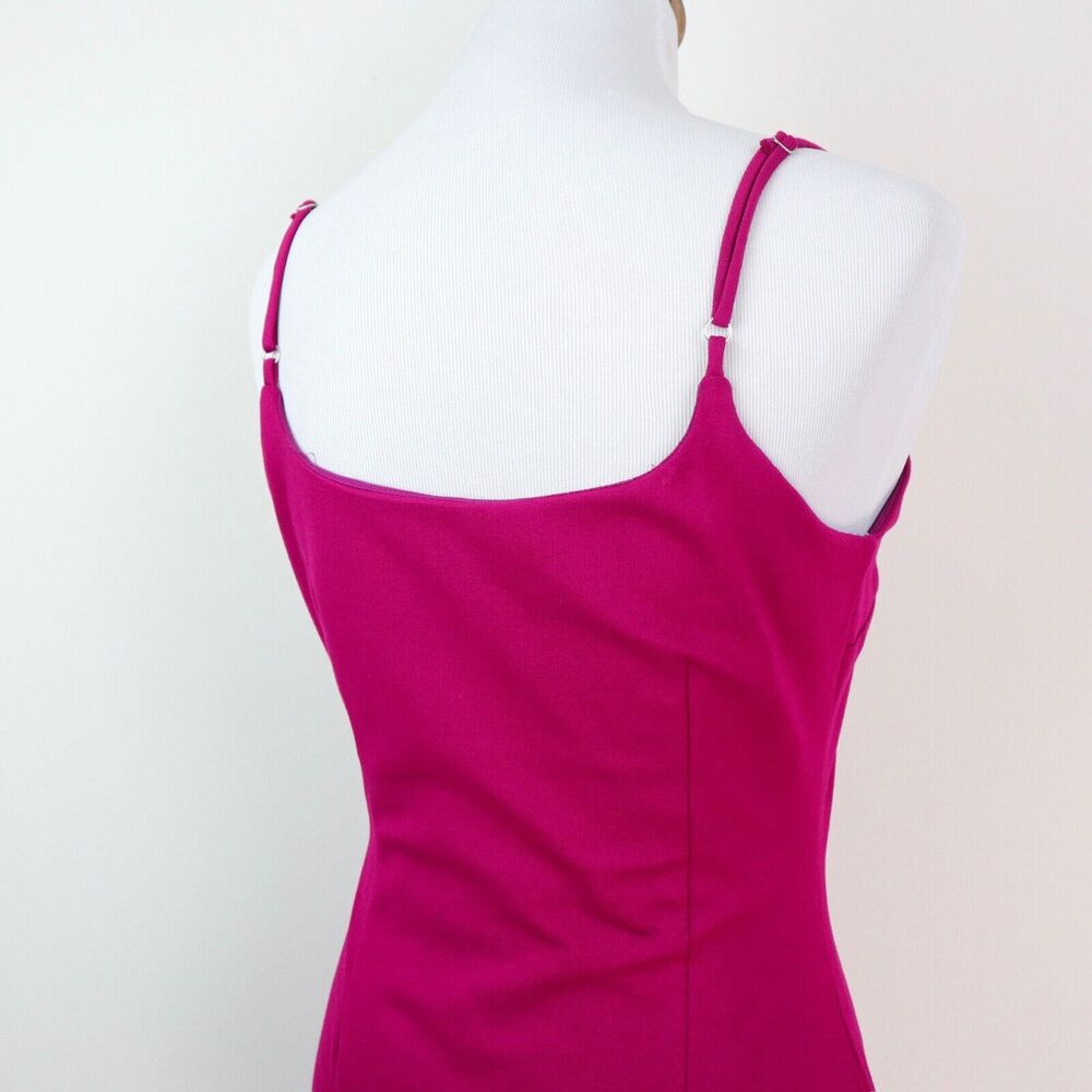 Lulu’s Size M Best-Loved Magenta Scoop Neck Bodycon Mini Dress - Picture 6 of 11